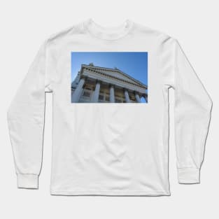 Entrance to white Helsinki Cathedral Long Sleeve T-Shirt